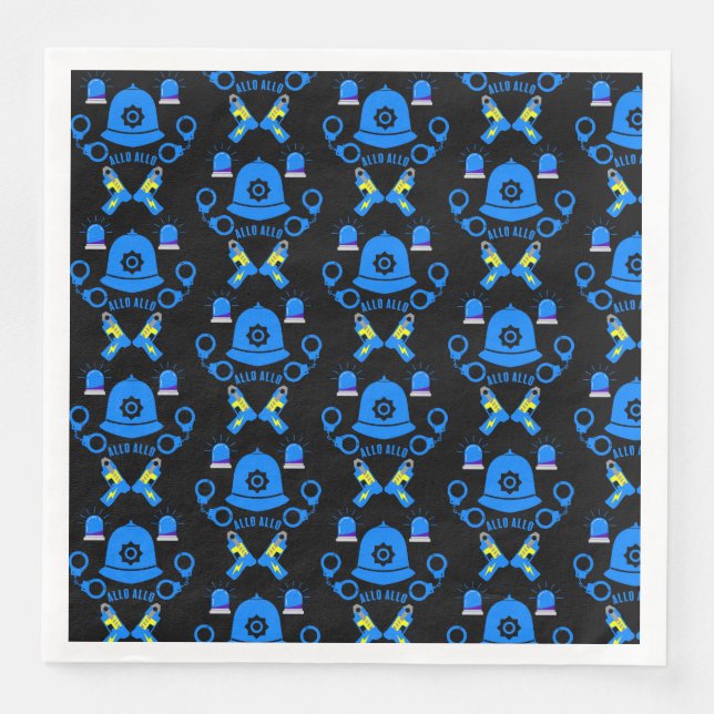 Geschenke und Zubehör der britischen Polizei Serviette (Vorderseite)