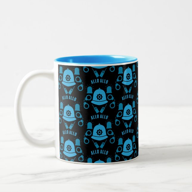 Geschenke und Zubehör der britischen Polizei Zweifarbige Tasse (Links)