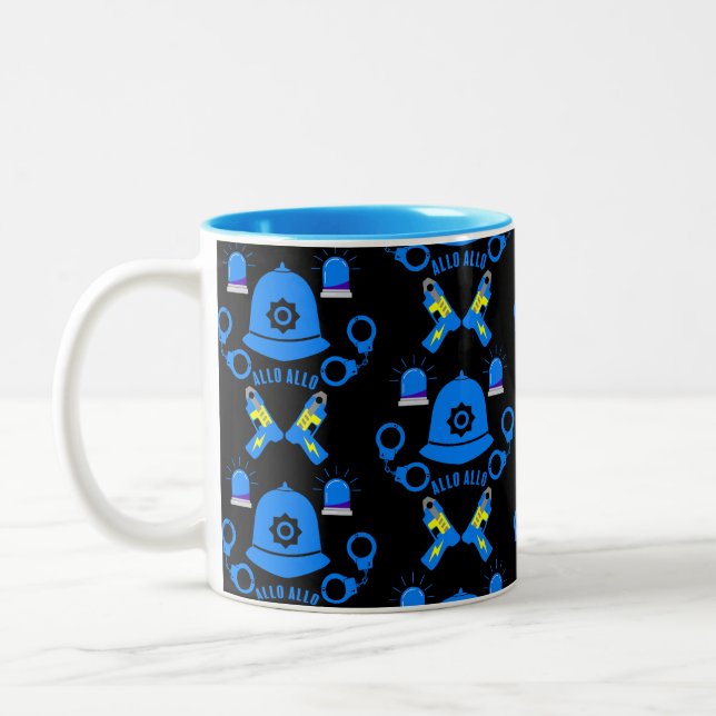 Geschenke und Zubehör der britischen Polizei Zweifarbige Tasse (Links)