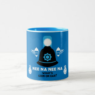 Geschenke und Zubehör der britischen Polizei Zweifarbige Tasse