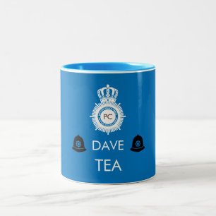Geschenke und Zubehör der britischen Polizei Zweifarbige Tasse