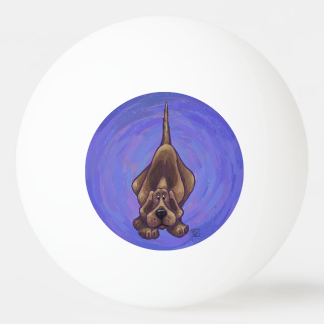 Geschenke und Zubehör für Hunde Tischtennisball (Rückseite)