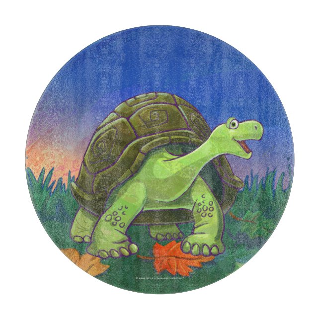 Geschenke und Zubehör für Schildkröten Schneidebrett (Vorderseite)