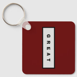 Geschenke: unter 25$ Attraktive Authority® GREAT Schlüsselanhänger