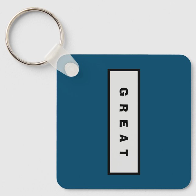 Geschenke: unter 25$ Attraktive Authority® GREAT Schlüsselanhänger (Vorderseite)