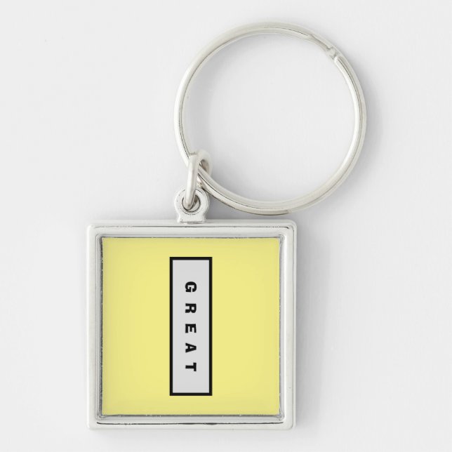 Geschenke unter 75$ Attraktive Authority® GREAT Schlüsselanhänger (Vorne)