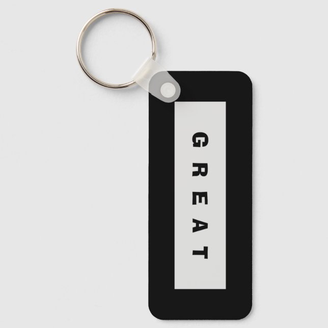 Geschenke: unter 75$ Attraktive Authority® GREAT Schlüsselanhänger (Vorderseite)