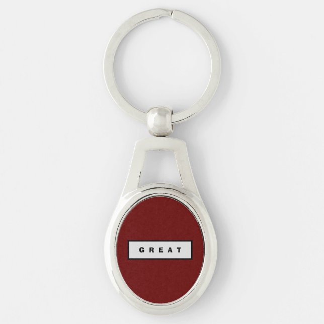 Geschenke: unter 75$ Zubehör Authority® GREAT Schlüsselanhänger (Vorderseite)