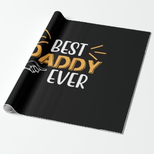 Geschenke Vater   Best Daddy Ever Geschenkpapier