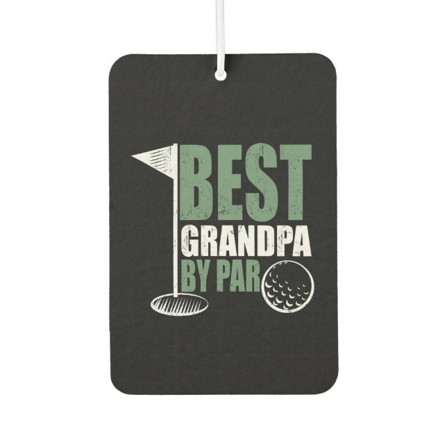 Geschenke Vater | Bester Opa bei weitem Autolufterfrischer (Vorderseite)