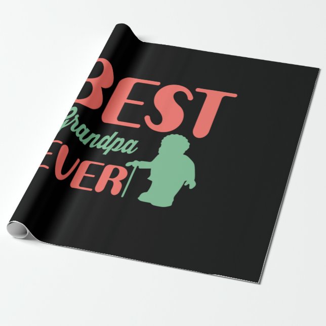 Geschenke Vater | Bester Opa je Geschenkpapier (Ungerollt)