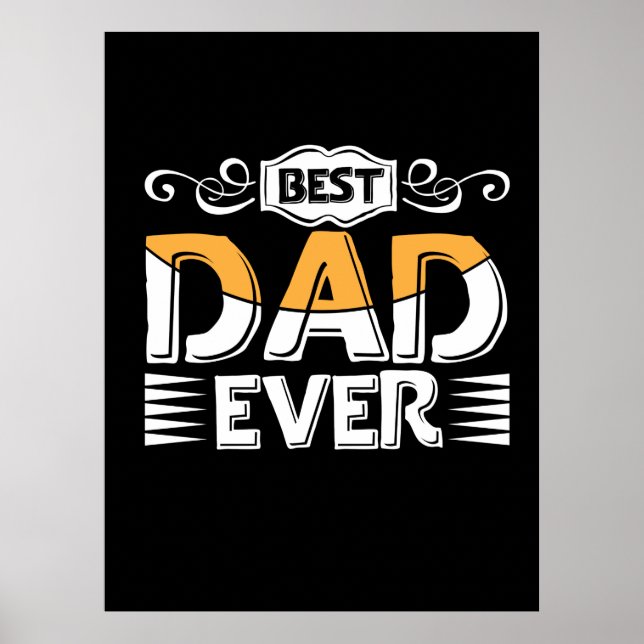 Geschenke Vater | Bester Vater je Poster (Vorne)