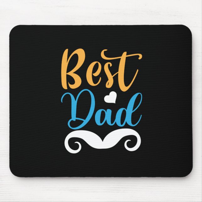 Geschenke Vater | Bester Vater Mousepad (Vorne)