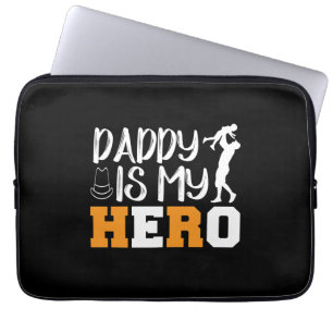Geschenke Vater Daddy ist mein Held Laptopschutzhülle