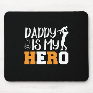 Geschenke Vater   Daddy ist mein Held Mousepad