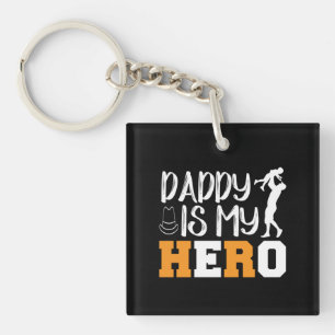 Geschenke Vater   Daddy ist mein Held Schlüsselanhänger