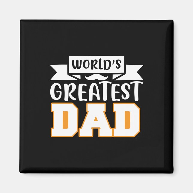 Geschenke Vater | Der größte Vater der Welt Magnet (Vorne)