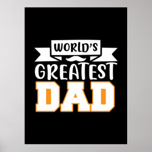 Geschenke Vater   Der größte Vater der Welt Poster