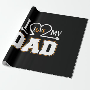 Geschenke Vater I Liebe Mein Vater Geschenkpapier