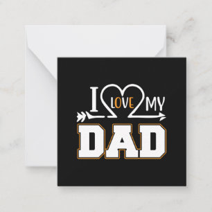Geschenke Vater I Liebe Mein Vater Mitteilungskarte