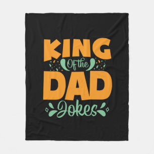 Geschenke Vater König des Vaters Fleecedecke