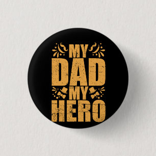 Geschenke Vater Mein Vater Mein Held Button