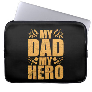 Geschenke Vater Mein Vater Mein Held Laptopschutzhülle