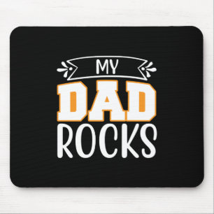 Geschenke Vater Mein Vater Rocks Mousepad