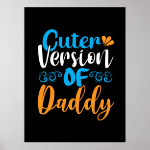 Geschenke Vater   Niedlichere Version von Daddy Poster