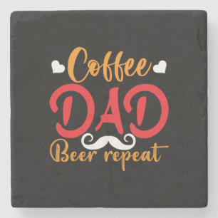 Geschenke Vater   Vater-Kaffeepflanze Steinuntersetzer