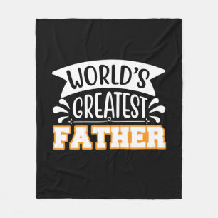 Geschenke Vater Weltgrößter Vater Fleecedecke