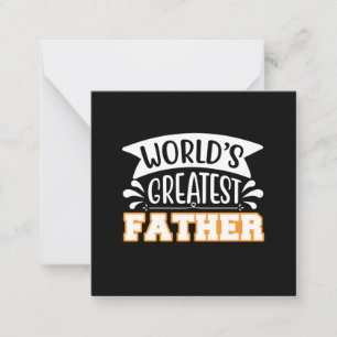 Geschenke Vater Weltgrößter Vater Mitteilungskarte