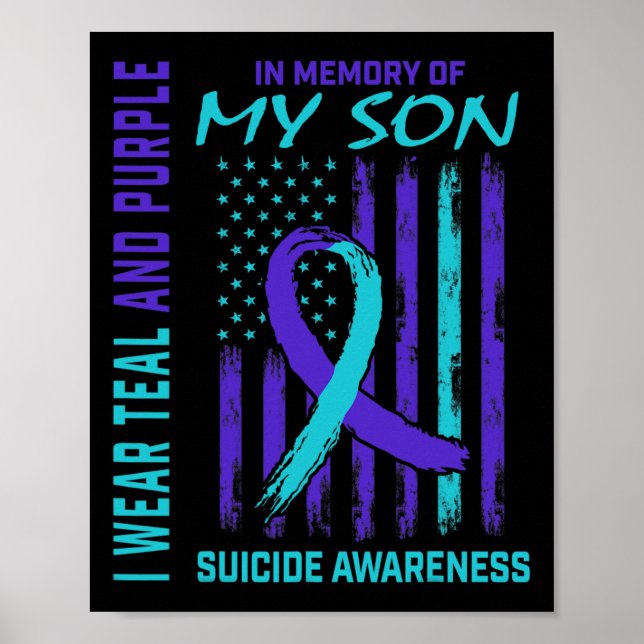 Geschenke Verlust Son Selbstmord Bewusstsein Ameri Poster (Vorne)