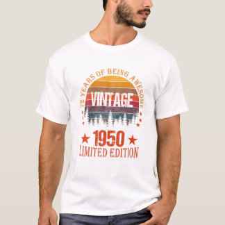 Geschenke Vintag 1950 Limited T-Shirt