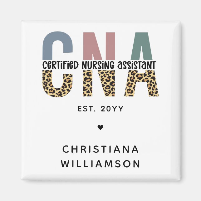 Geschenke von benutzerdefinierten CNA-zertifiziert Magnet (Vorne)