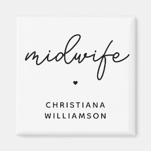 Geschenke von Custom Midfrau Appreciation Midwifer Magnet