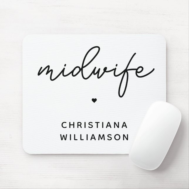 Geschenke von Custom Midfrau Appreciation Midwifer Mousepad (Mit Mouse)