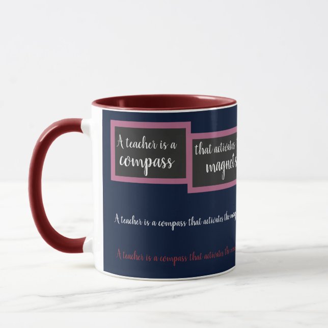 Geschenke von Eltern Schüler Tasse (Links)