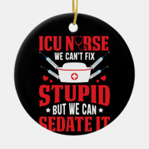 Geschenke von ICU-Krankenschwestern, die wir nicht Keramik Ornament