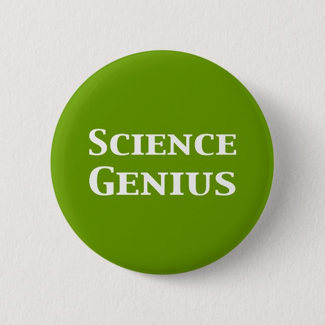 Geschenke von Science Genius Button (Vorderseite)