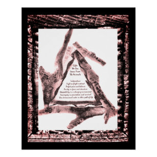 Geschenke von Tieren Poster