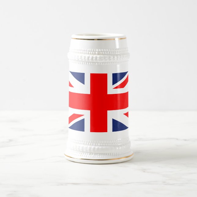 Geschenke von Union Jack Flag Bierglas (Mittel)