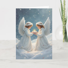 Geschenke von Vintage Engeln Karte