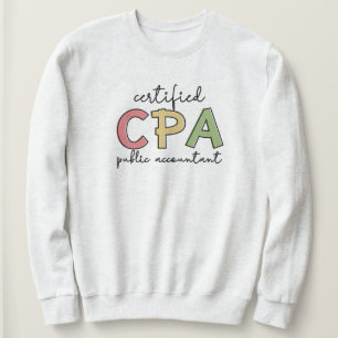 Geschenke von Wirtschaftsprüfern mit CPA-Zertifizi Sweatshirt