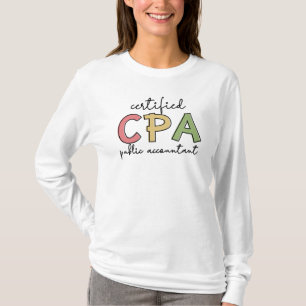 Geschenke von Wirtschaftsprüfern mit CPA-Zertifizi T-Shirt