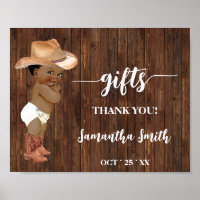 Geschenke Western Kleine OM Cowboy Baby Duschschil
