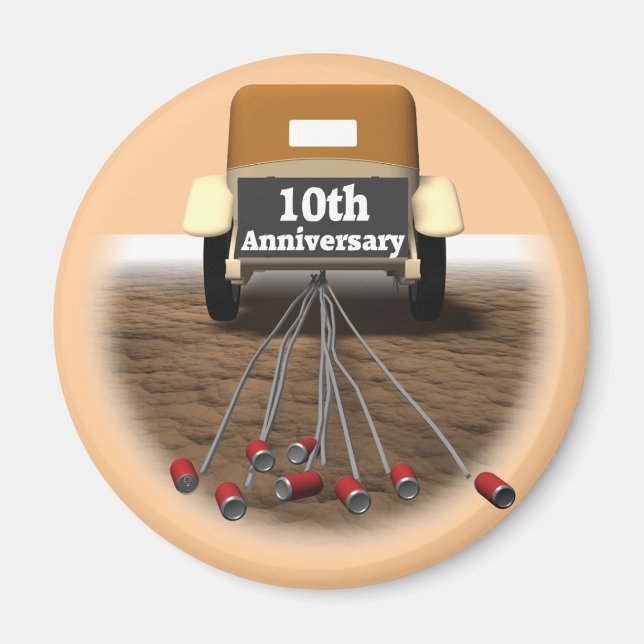 Geschenke zum 10. Geburtstag Magnet (Vorne)