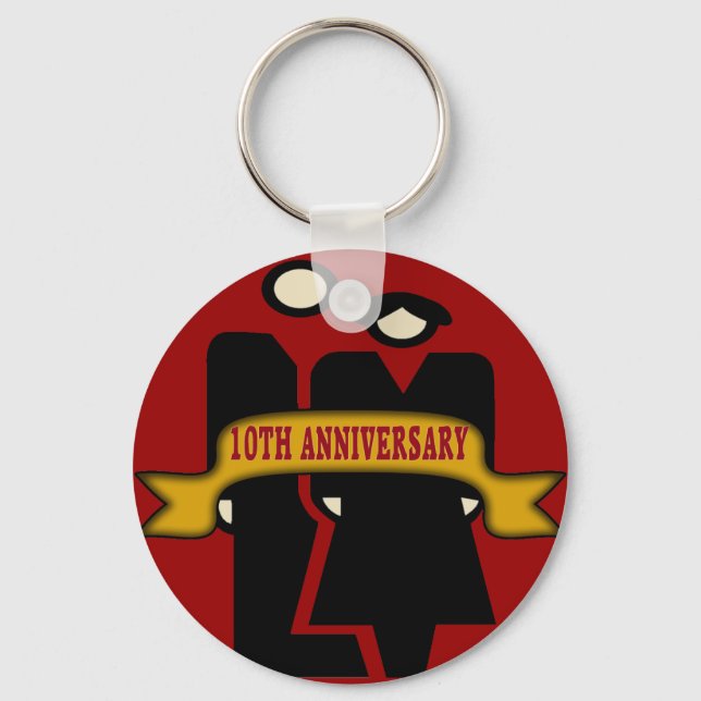 Geschenke zum 10. Geburtstag Schlüsselanhänger (Vorderseite)