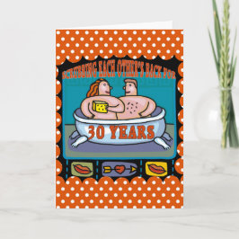 Geschenke zum 30. Hochzeitstag Karte