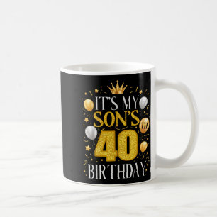 Geschenke zum 40. Geburtstag meines Sohnes 40 Jahr Kaffeetasse